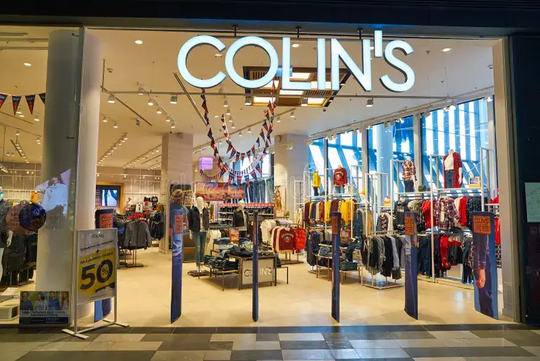 colin s store moscow russia september entrance to salaris shopping mall 217307780